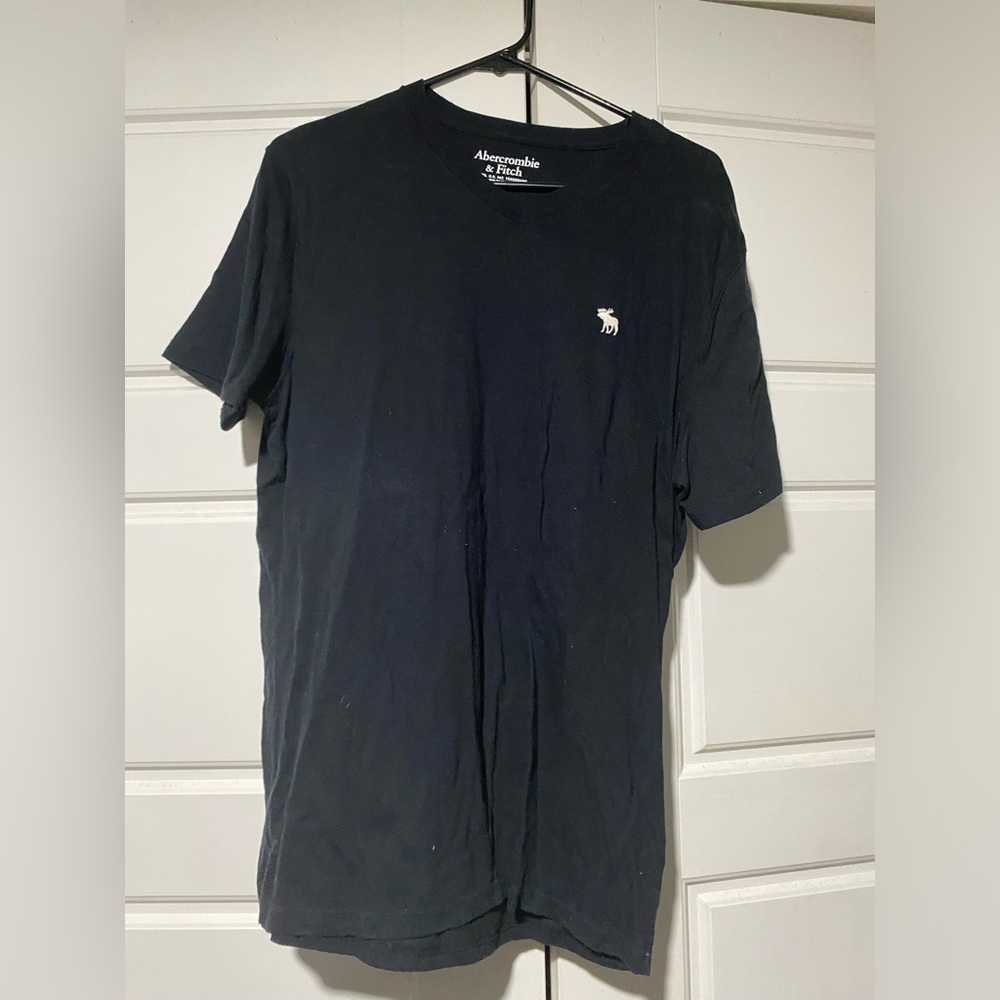 Abercrombie & Fitch Men's Soft Tee Wash Black Size Large